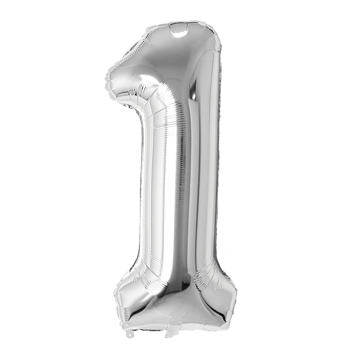 Silver Number 1 Foil Balloon (32 in)