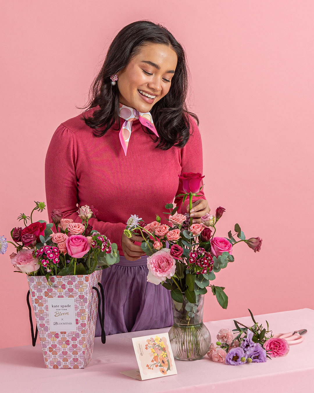 Bridie Rose Eustoma Kate Spade Bloom Mini BloomBag Free