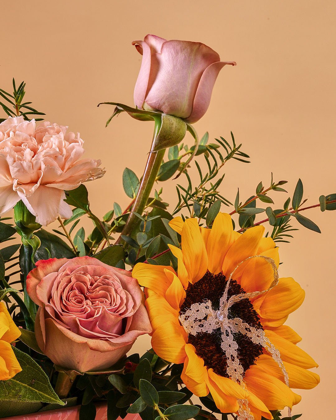 Iriana Yellow Sunflower & Rose Mini BloomBag (MD)