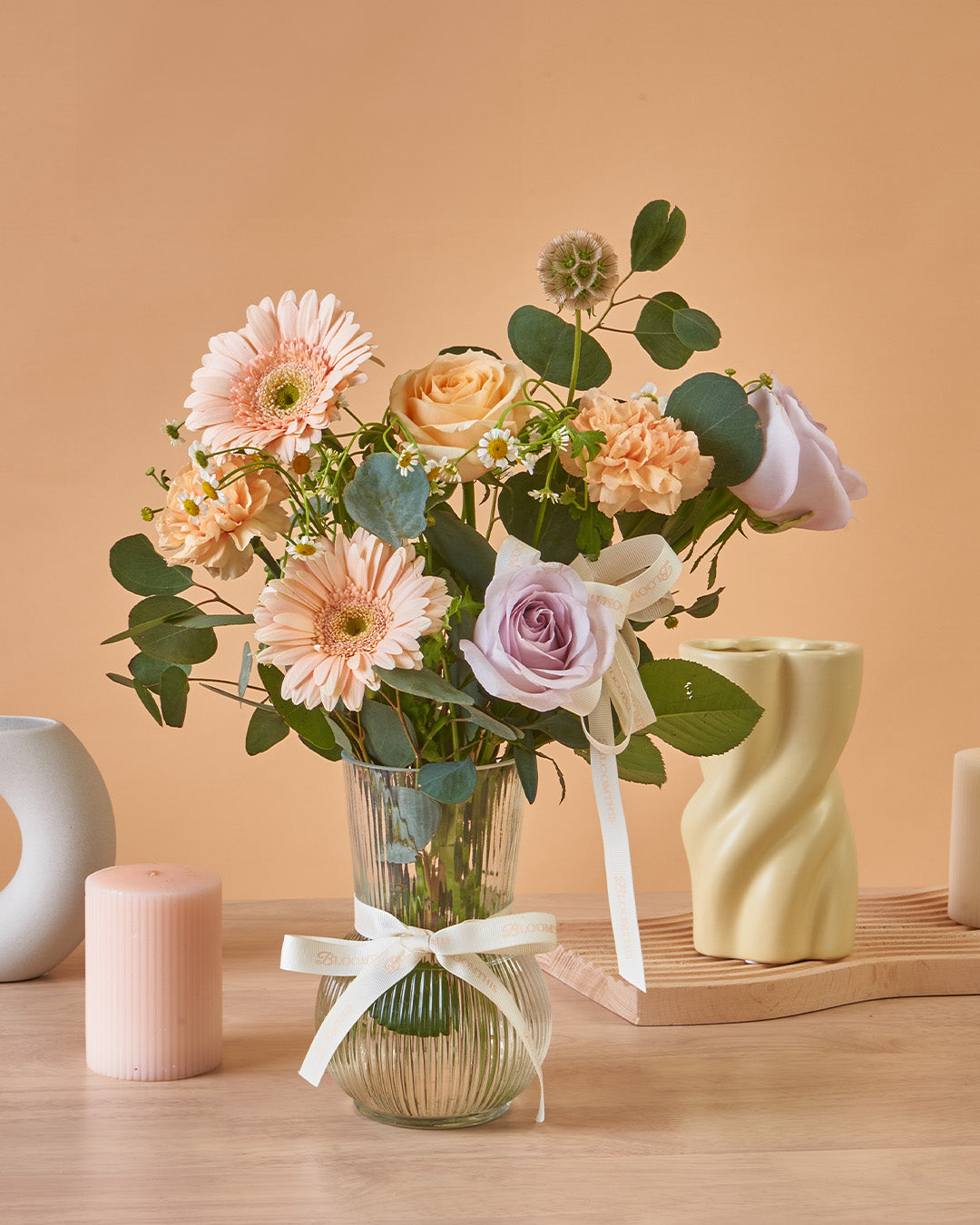Ivonne Lilac Rose Mini BloomBag & Vase (MD)