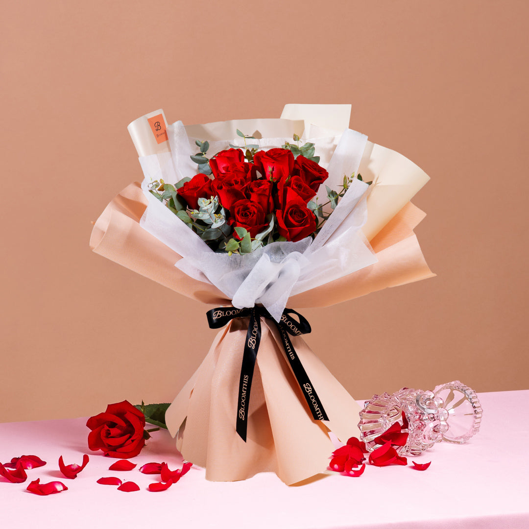 Ashley Red Rose Bouquet