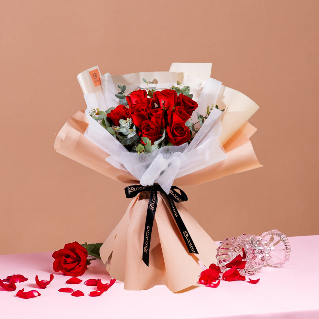 Ashley Red Rose Valentine's Day Bouquet (VD)