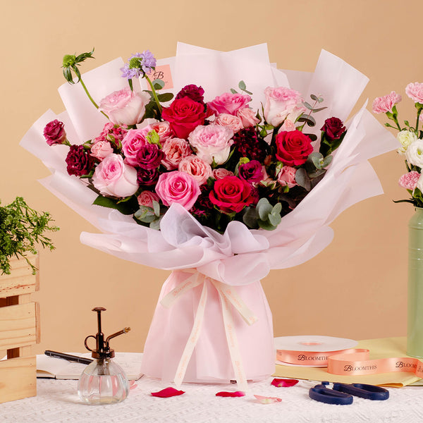 Bridie Red Rose Bouquet