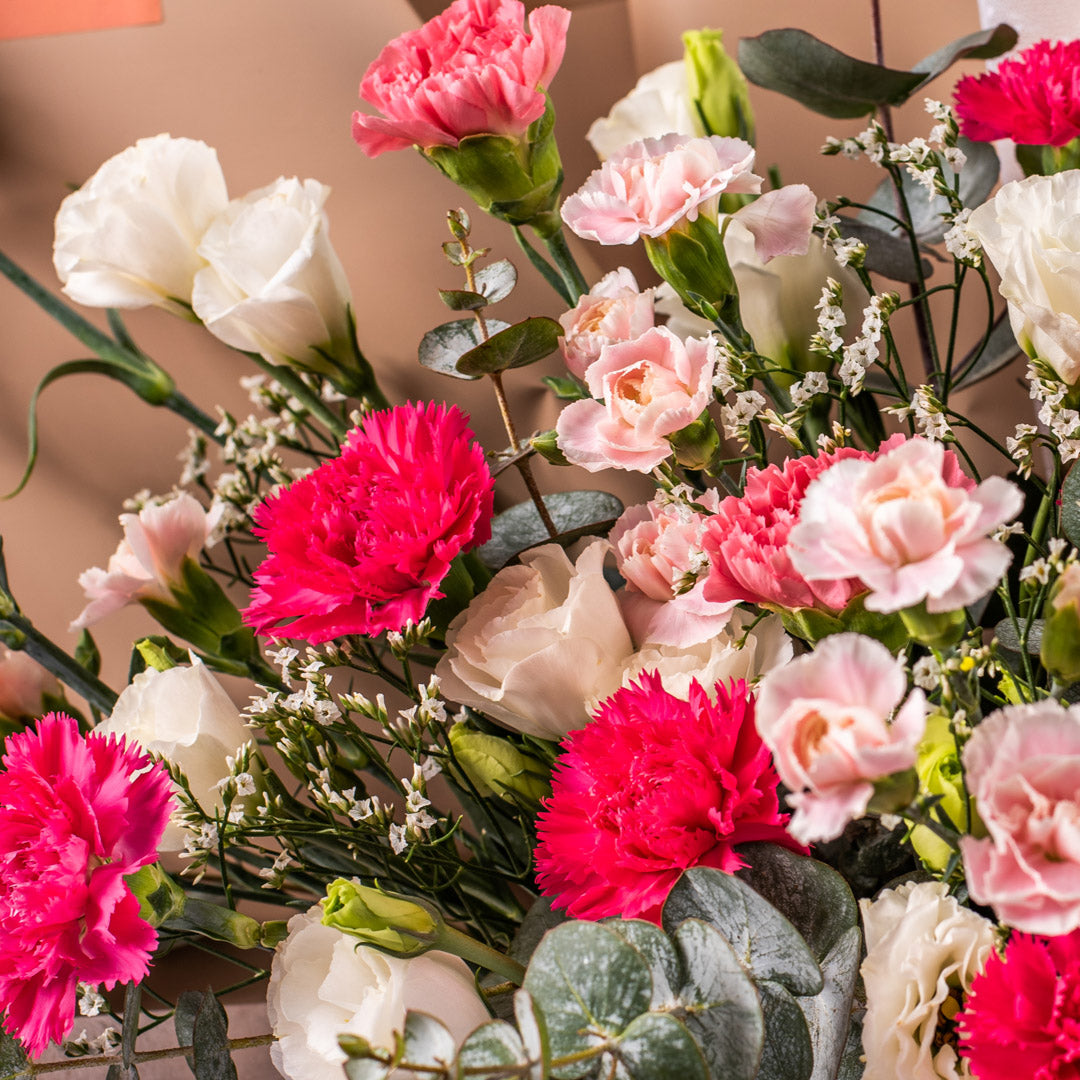 Julieane Pink Carnation Bouquet