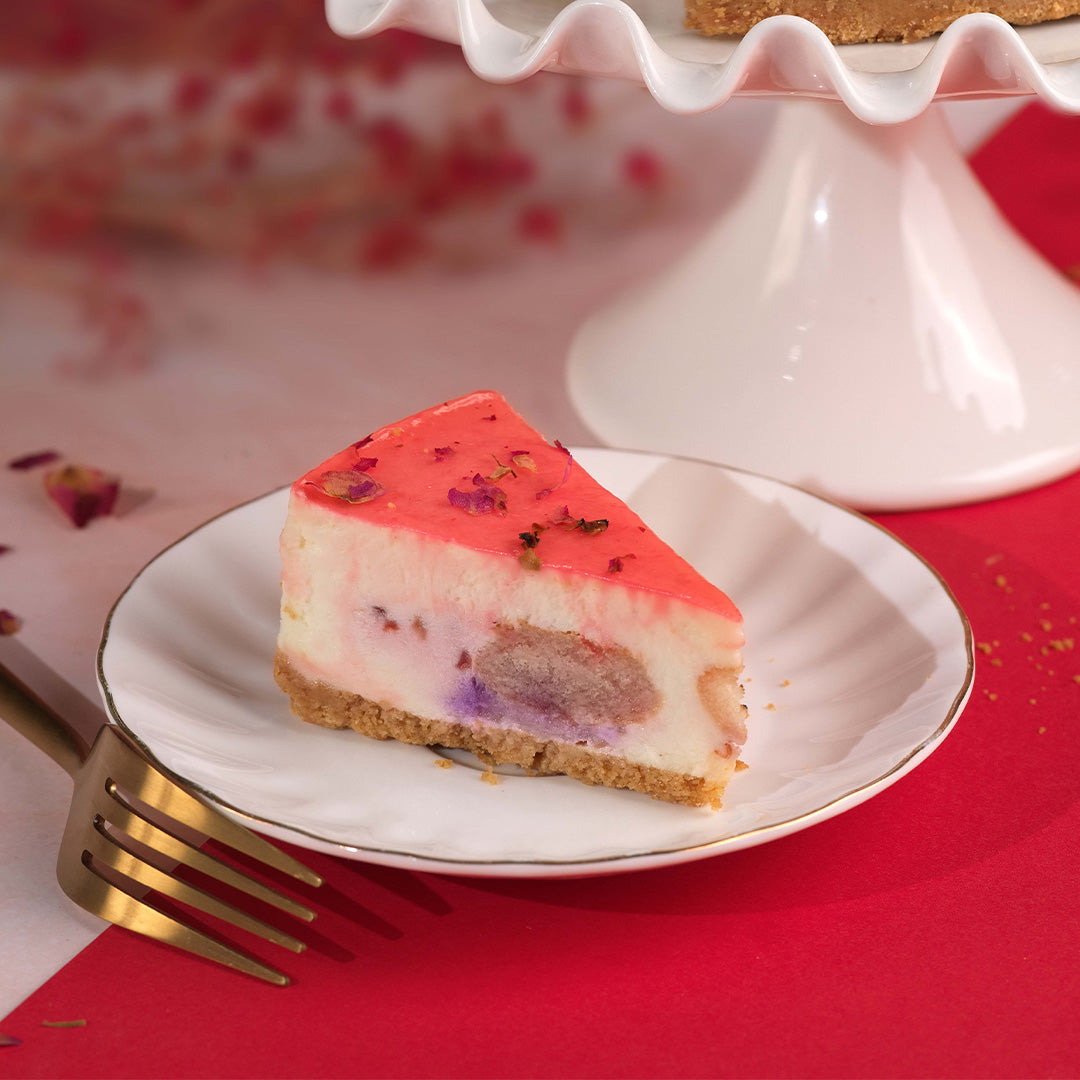 Luscious Lychee Cheesecake