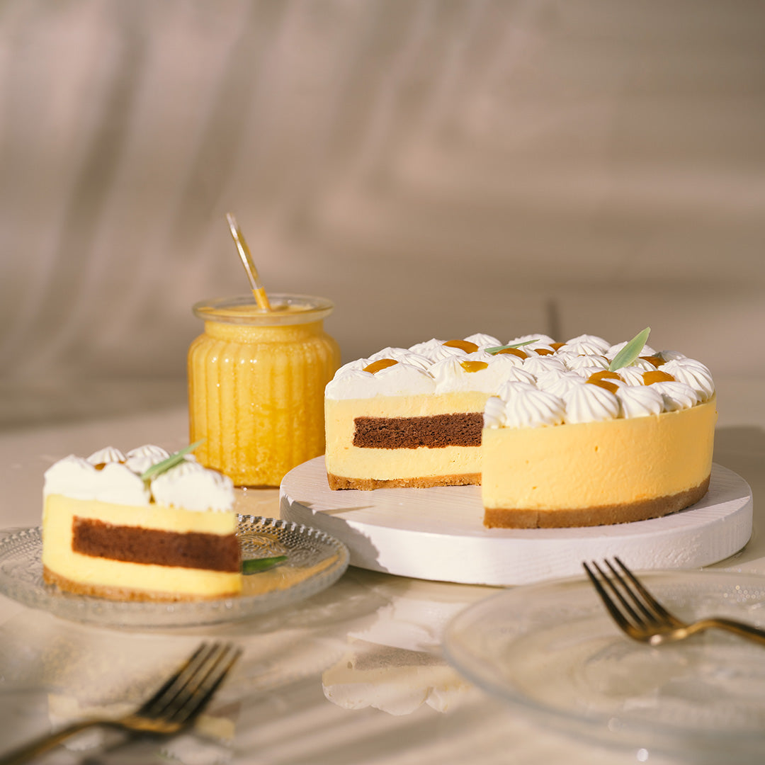 Mango Passionfruit Cheesecake