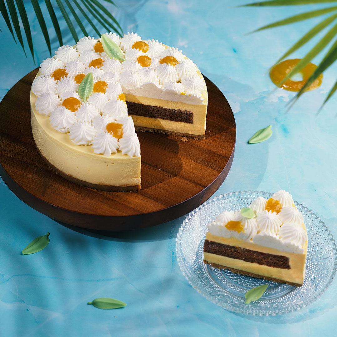 Mango Passionfruit Cheesecake