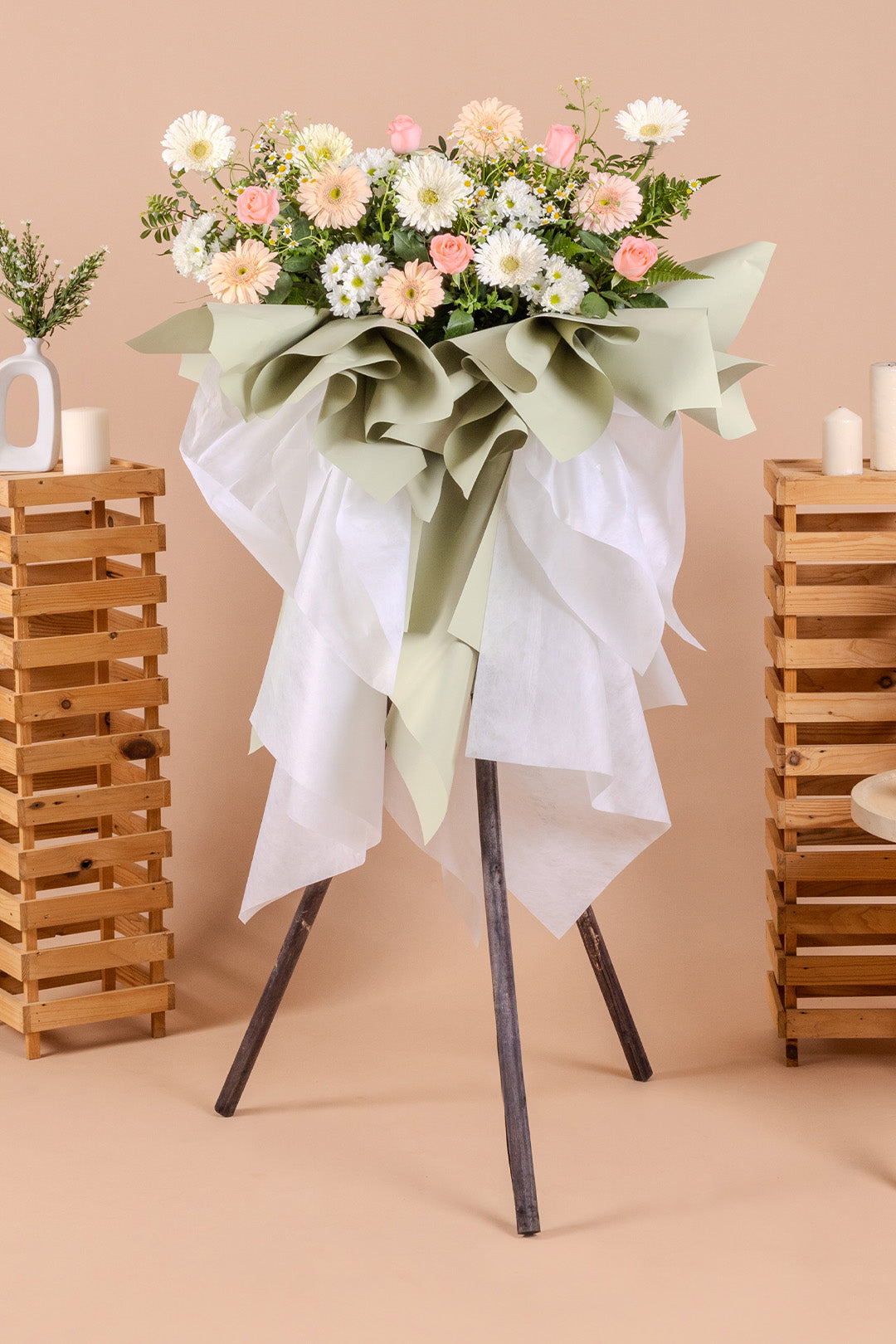 Serenity Condolence & Funeral Flower Stand