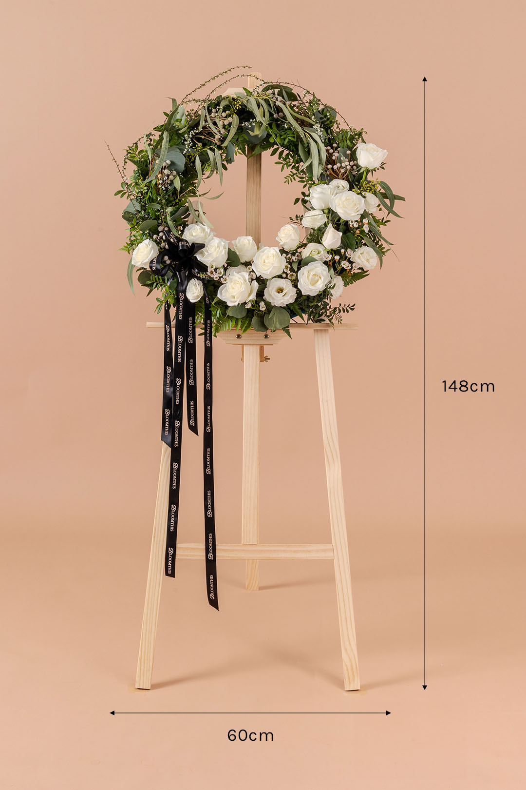 Solace Condolence & Funeral Flower Wreath