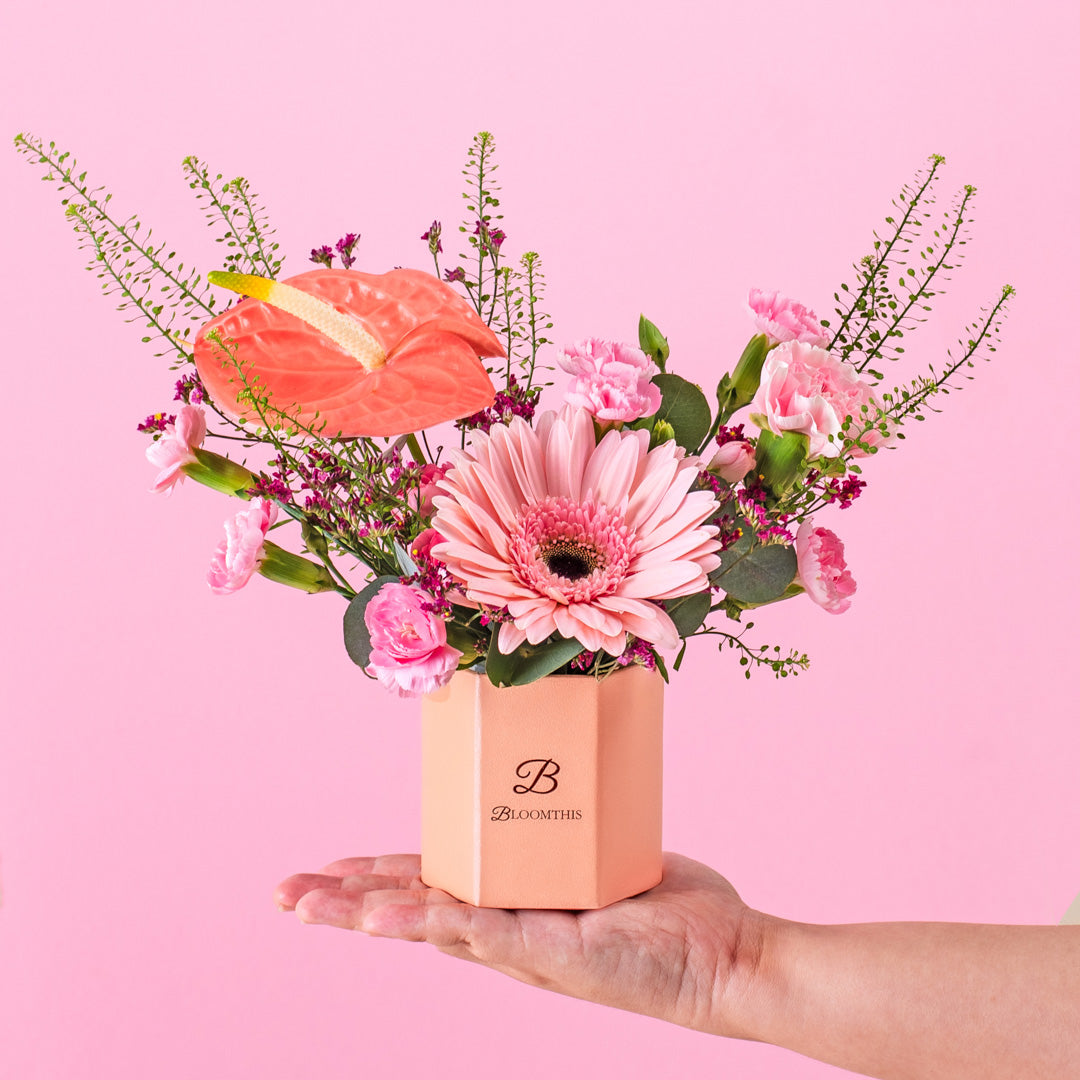 Ariel Gerbera Mini Flower Box