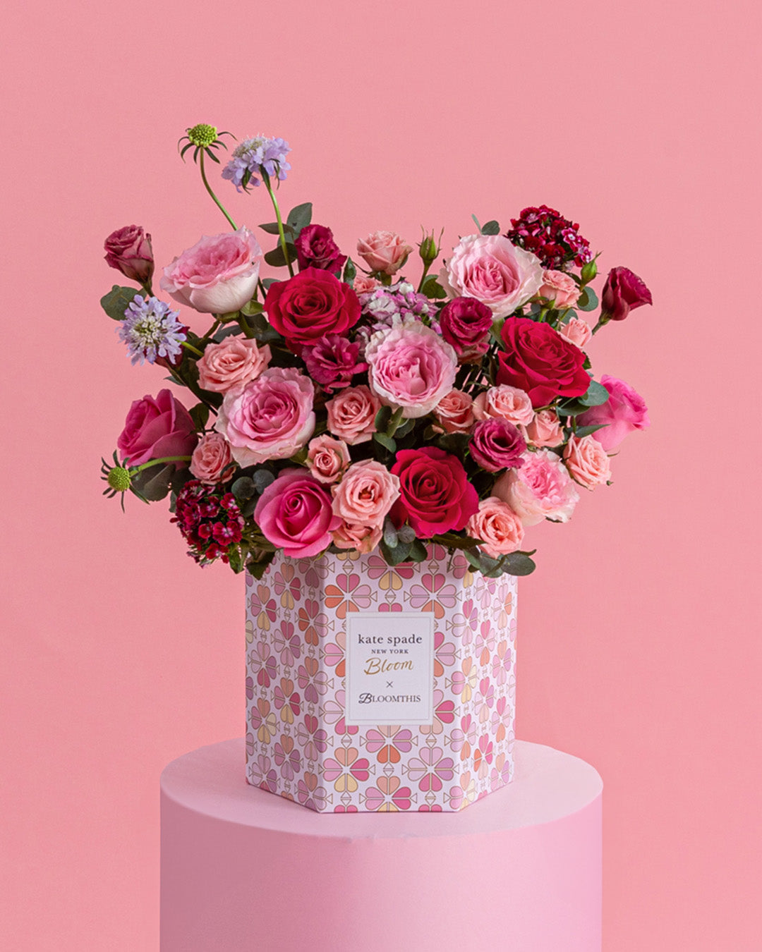 Bridie Rose & Eustoma Kate Spade Bloom Flower Box