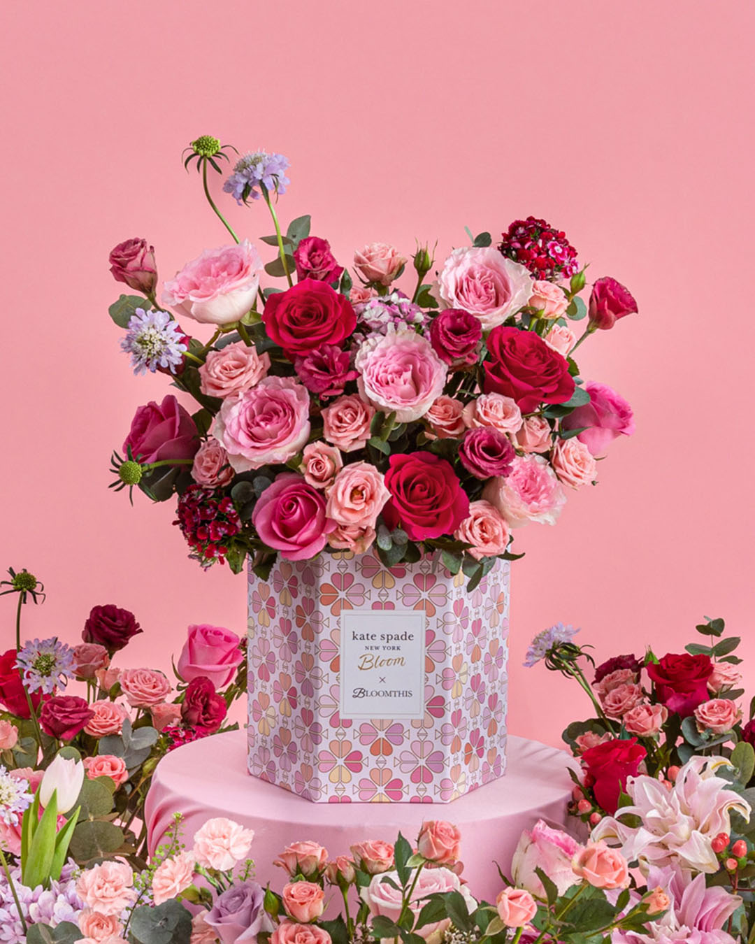 Bridie Rose & Eustoma Kate Spade Bloom Flower Box