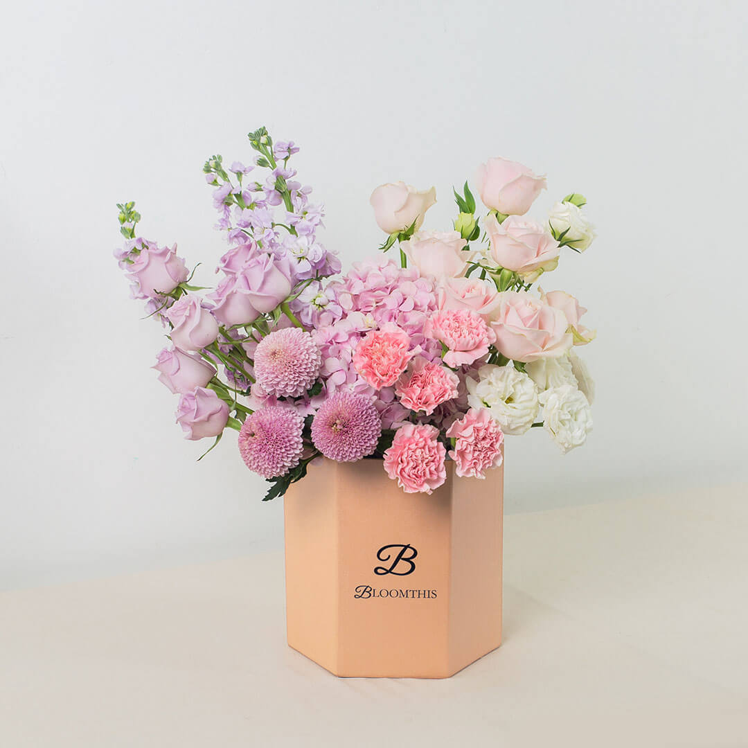 Casabella Pink Hydrangea Flower Box (VD)