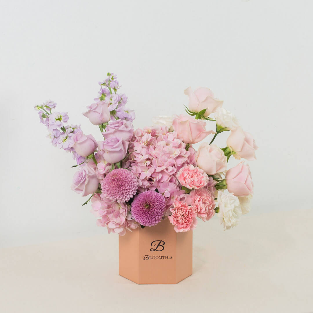 Casabella Pink Hydrangea Flower Box (VD)