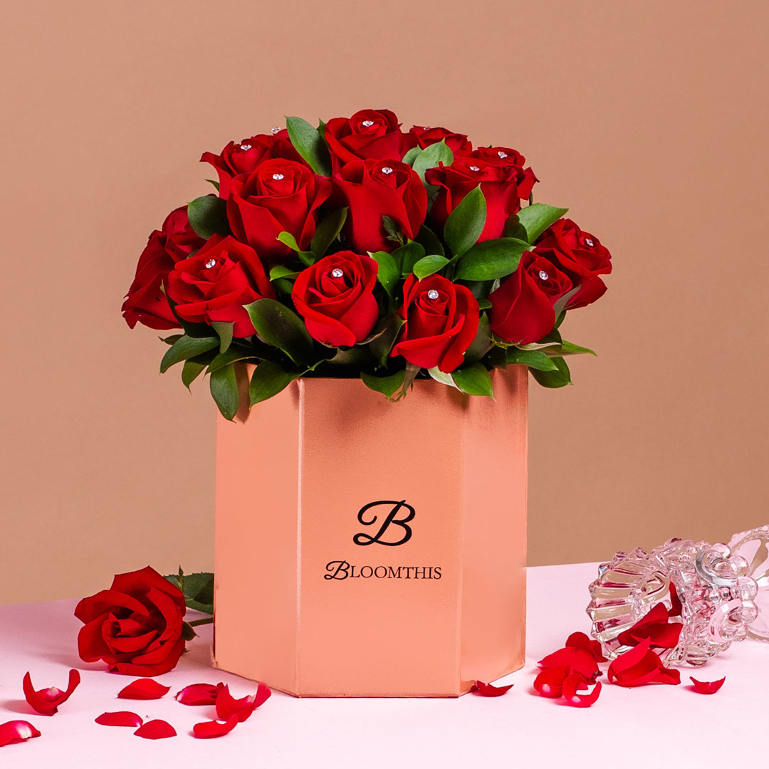 Kate Red Rose Flower Box (VDV)