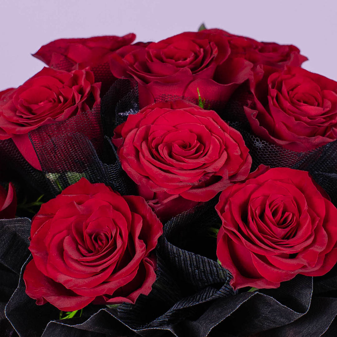 Odile Red Rose Valentine's Day Flower Box (VD)