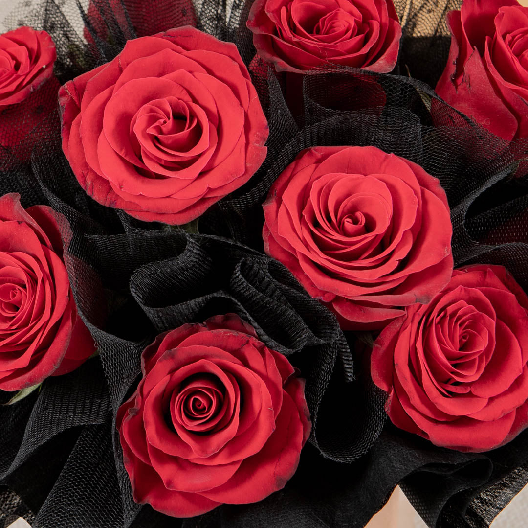 Odile Red Rose Flower Box