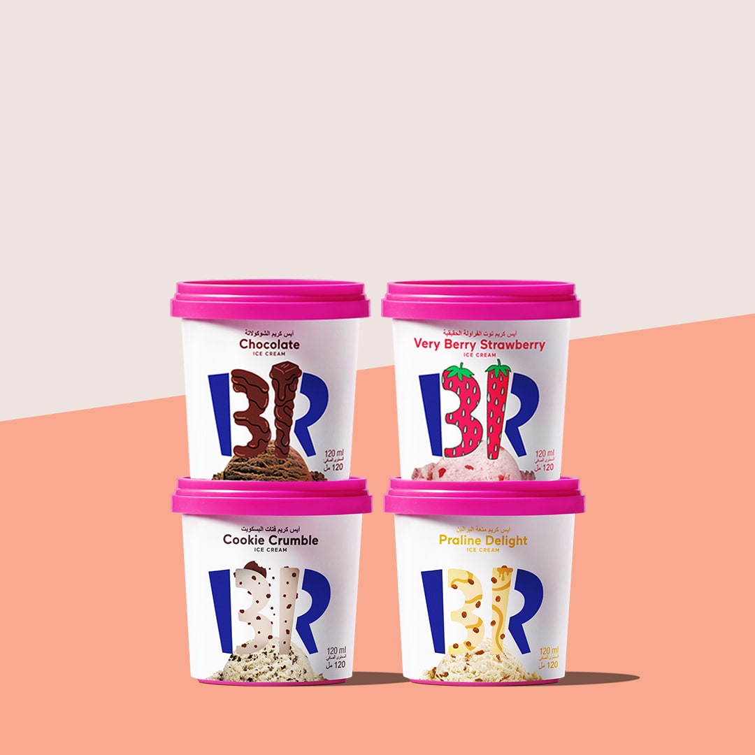 Baskin-Robbins Ice Cream (4 Cups)