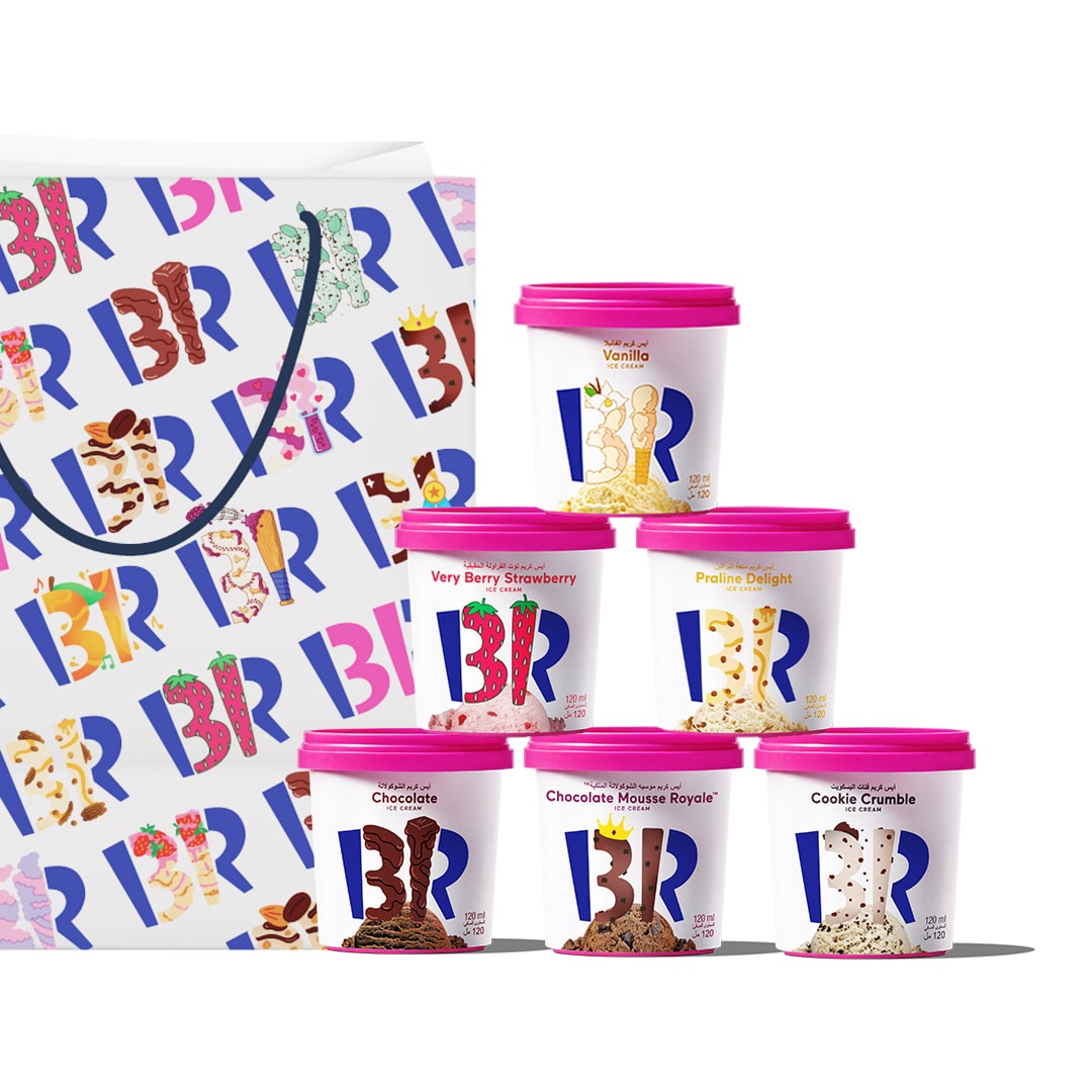 Baskin-Robbins Ice Cream (6 Cups)