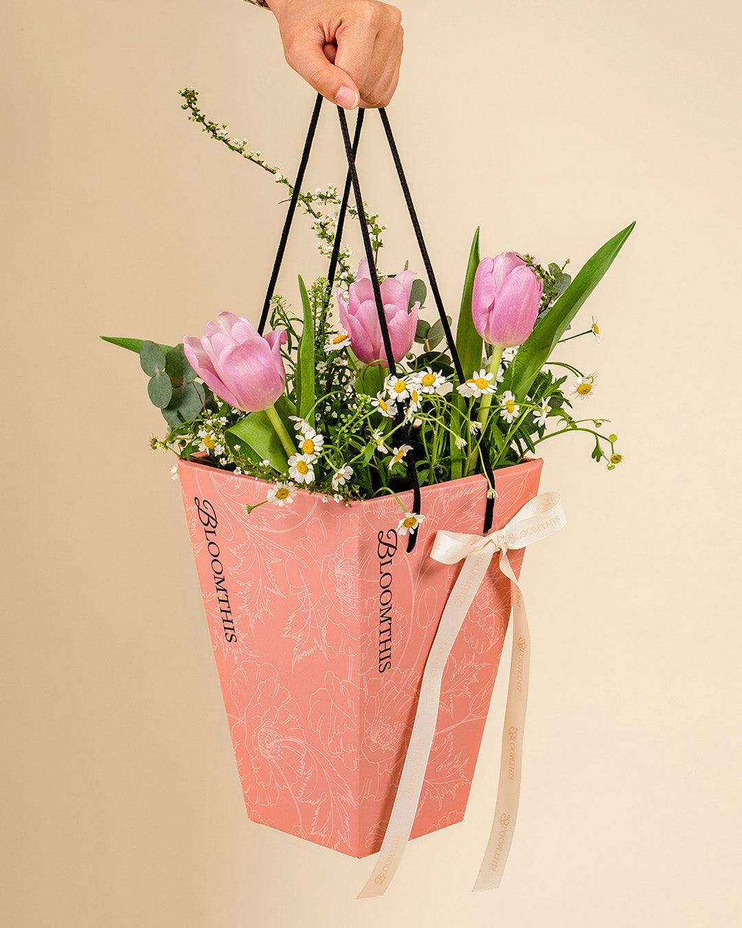 Mirae Pink Tulip Mini BloomBag