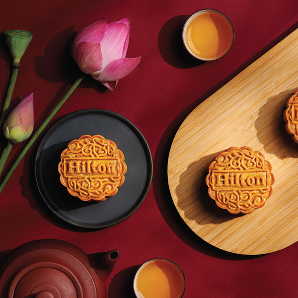 Hilton Moonlight Bloom 4-Piece Mooncake Gift Set