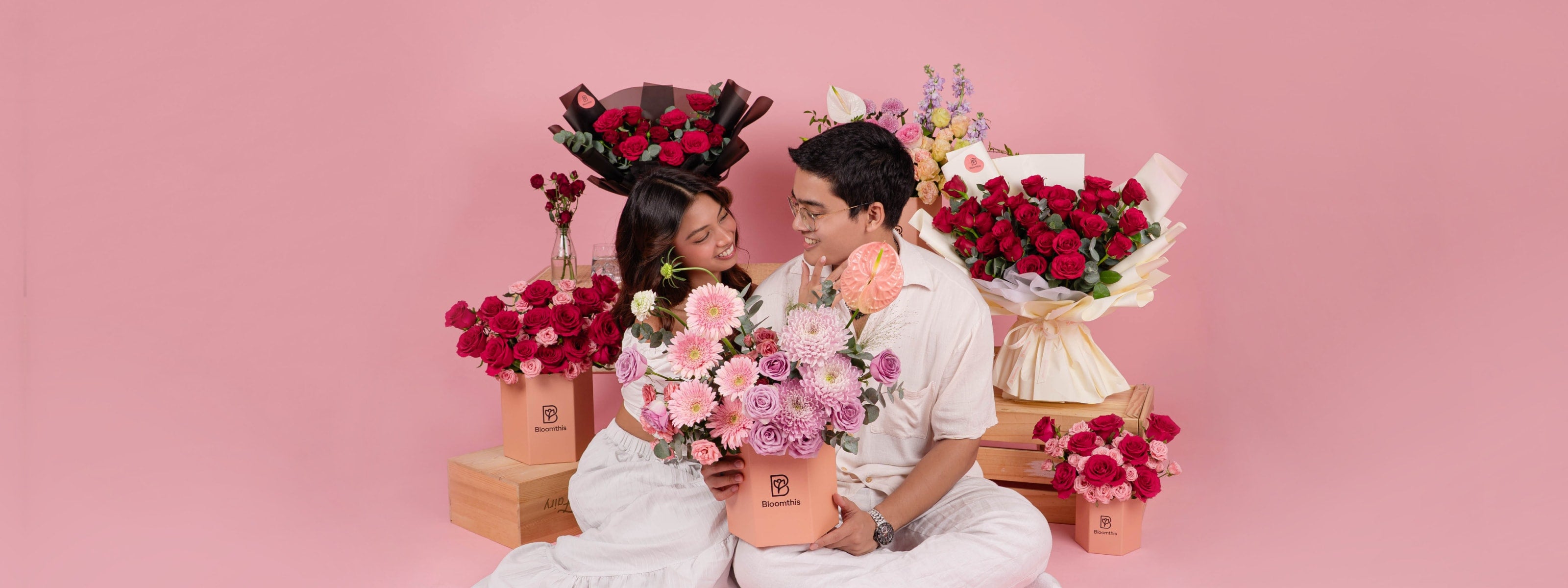 Valentine's Day flowers & gifts by Bloomthis