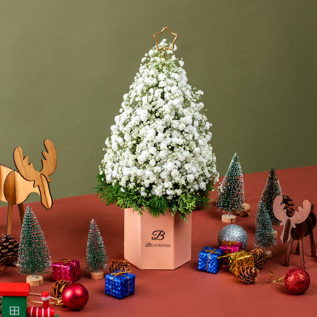 Claire Mini Christmas Tree Flower Box