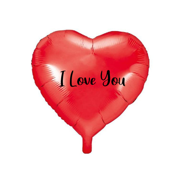 I Love You Red Heart Foil Balloon (18 in) (VD)