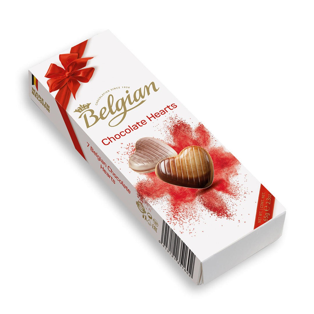 The Belgian Chocolate Hearts (65 g) (MD)