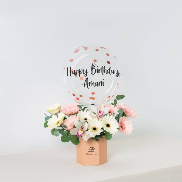 Francine Balloon Flower Box