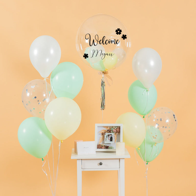 Vespa Mint Helium Party Balloons
