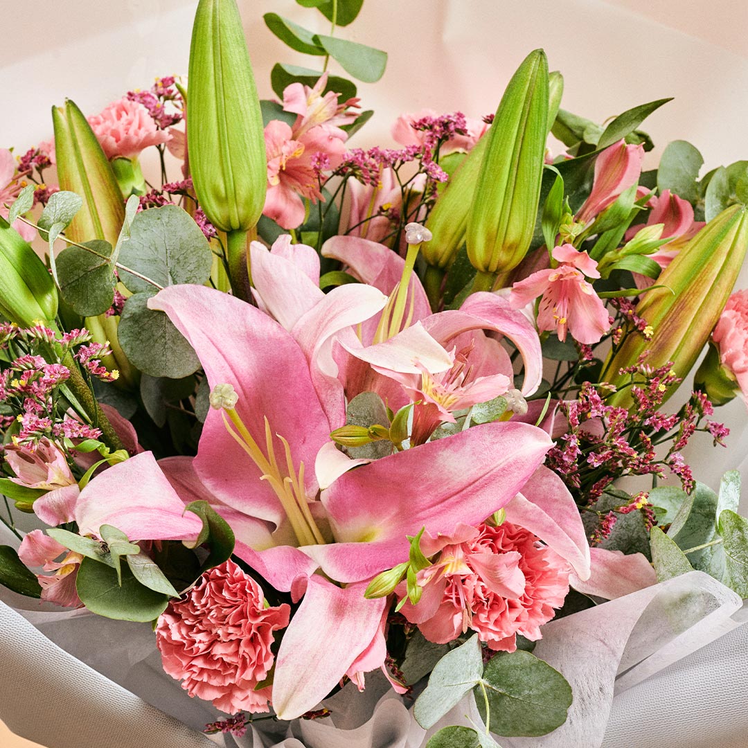 Annabeth Pink Lily Bouquet