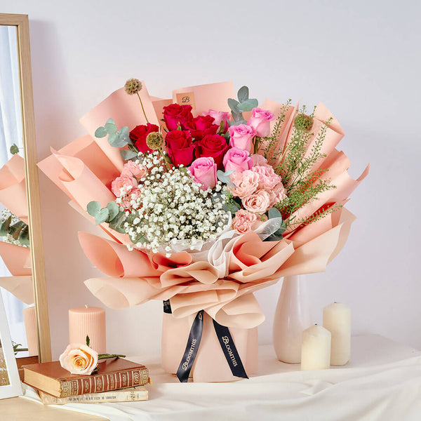 Catalina Pink Rose Bouquet (VDV)