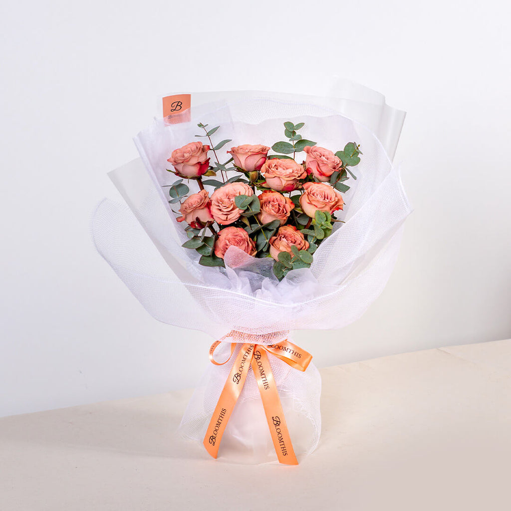Charlie Cappuccino Rose Mother's Day Bouquet (MD)