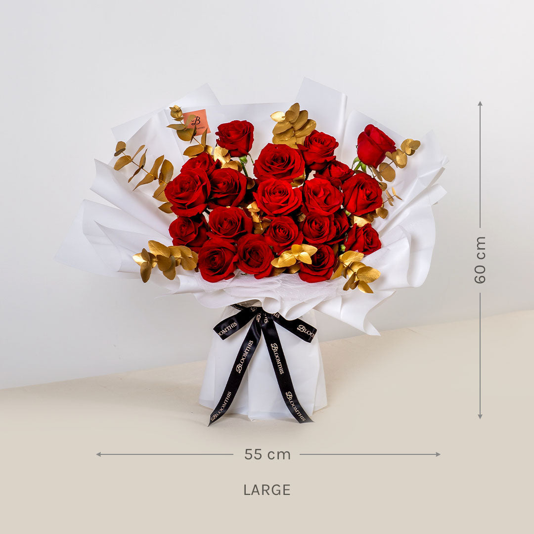 Charlotte Red Rose Bouquet (MDV)