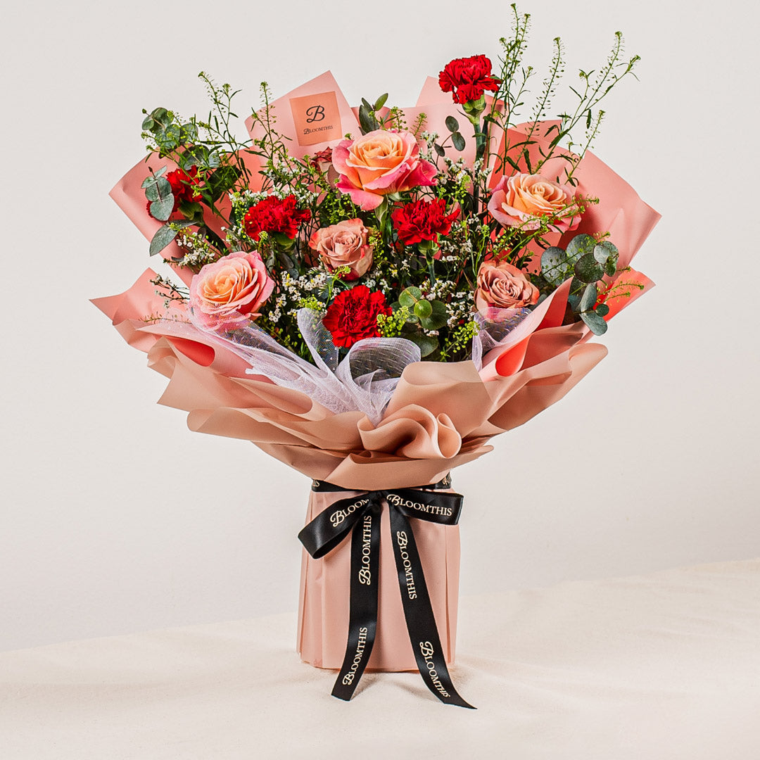 Maryane Red Carnation Bouquet (MDV)