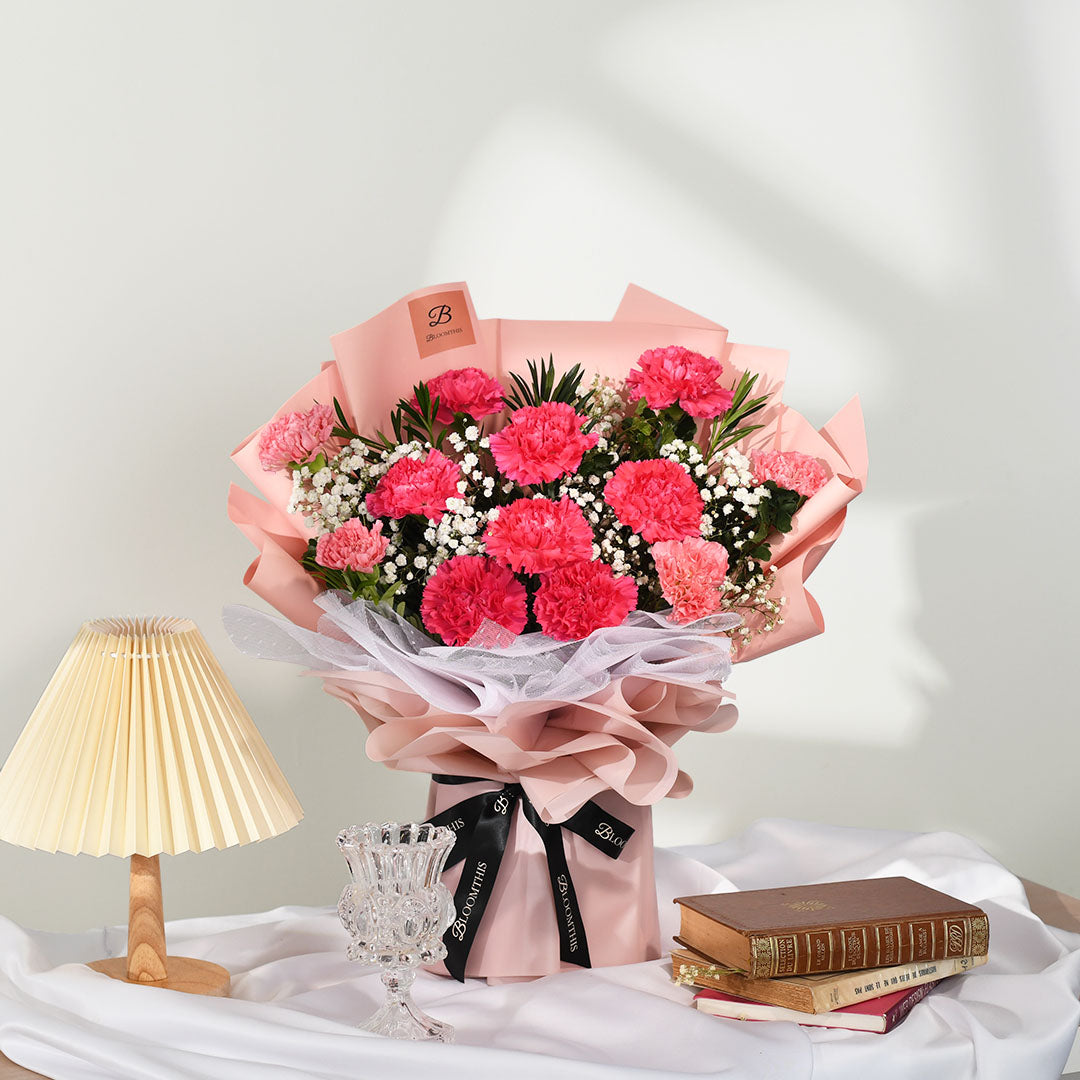 Pia Pink Carnation Bouquet