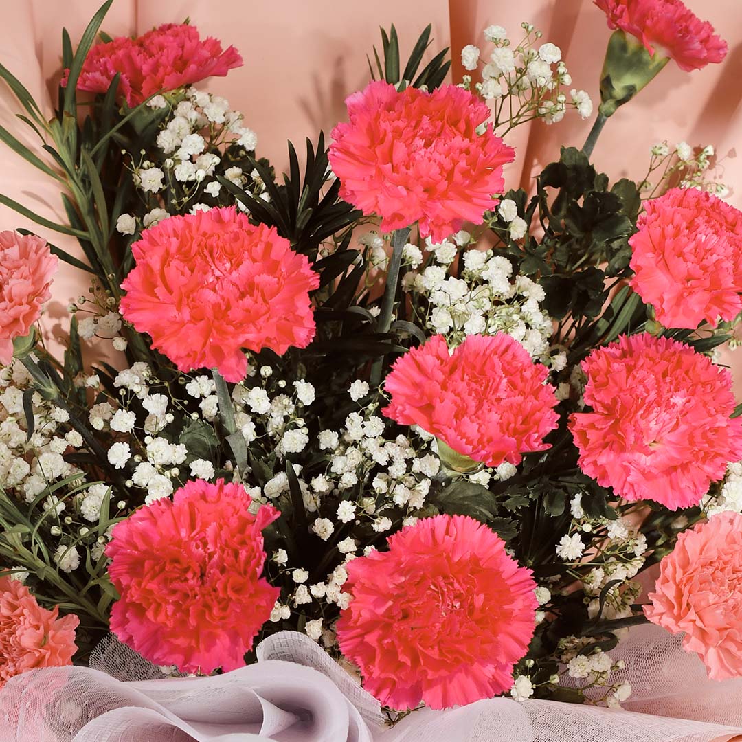 Pia Pink Carnation Bouquet