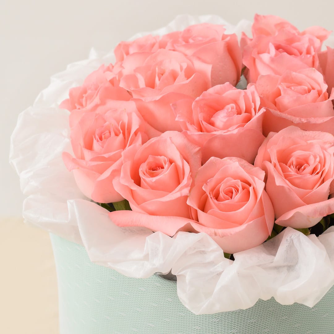 Rachel Pink Rose Hand Bouquet (VDV)