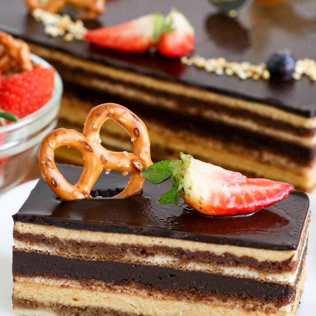 Opera Cake Recipe From A Michelin Star Pastry Chef - YouTube