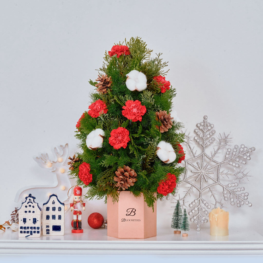 Gabrielle Christmas Tree Flower Box