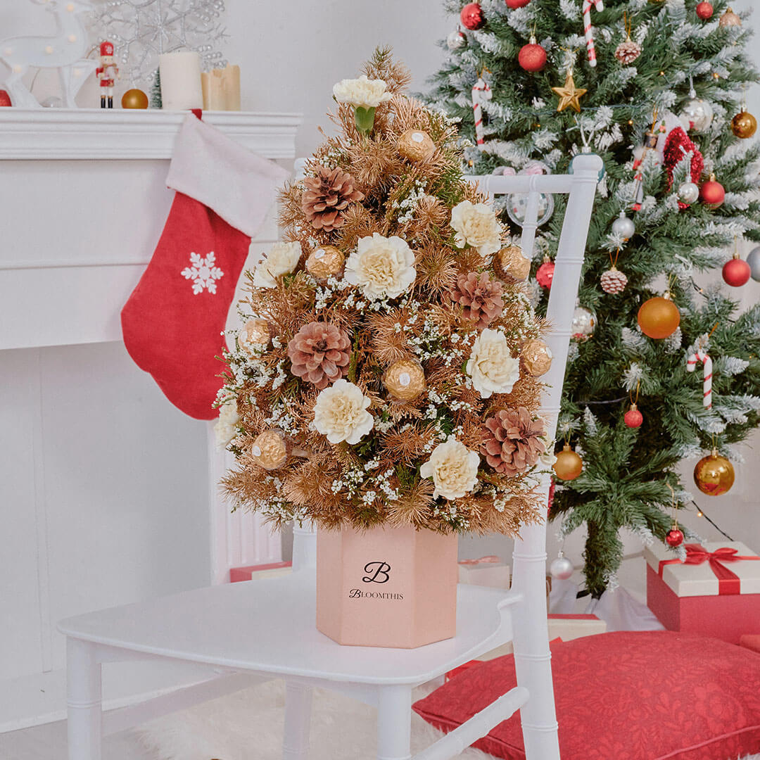 Giovannie Christmas Tree Flower Box