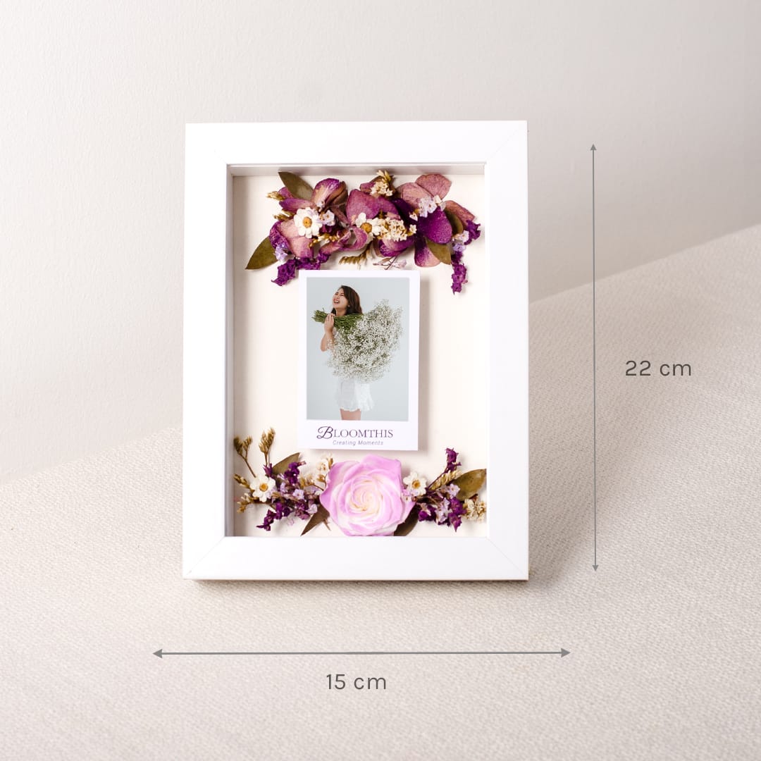 Wonderful Time Photo & Flower Frame