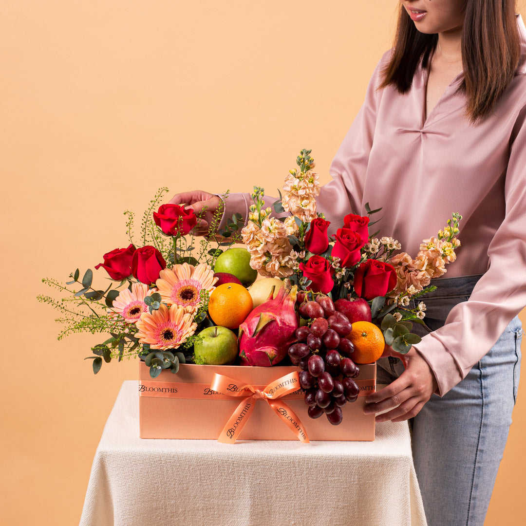 Brianna Flowers & Fruit Basket