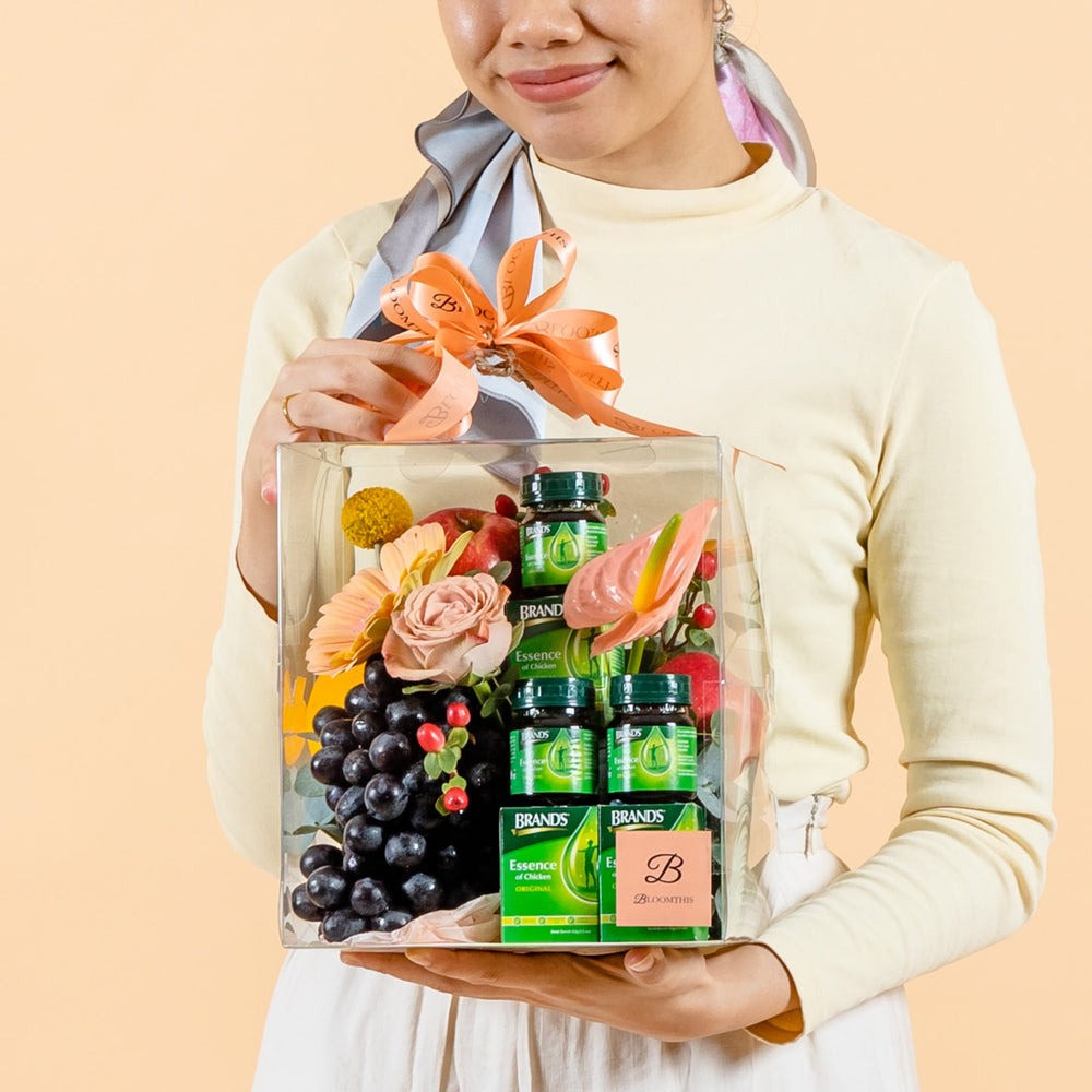 Luisa Get Well Gift Basket with Chicken Essence Free Delivery BloomThis