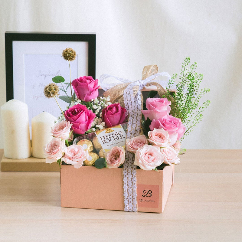 Catalina Flower & Ferrero Chocolate Gift Set (VDV)