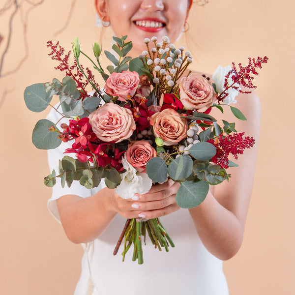 Felicity Cappuccino Rose Bridal Bouquet