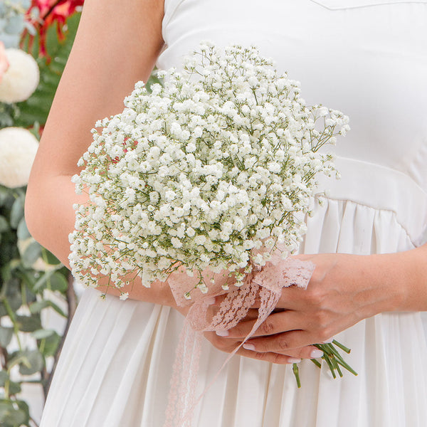 BRI004 - Gypsophilia ( Babies Breath ) Bridal Bouquet