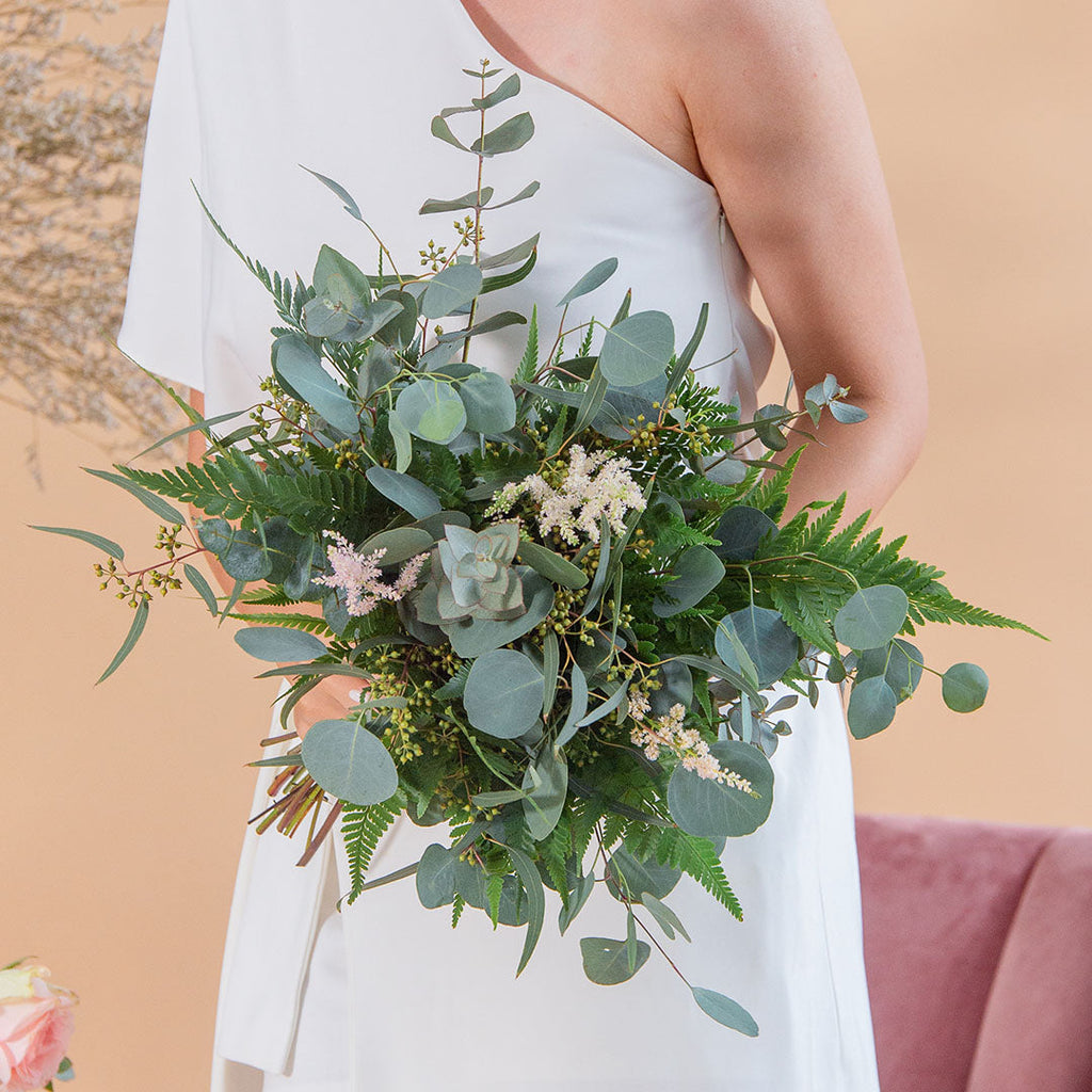 pothos wedding bouquet Lydia Eucalyptus Wedding Bouquet | Free Delivery