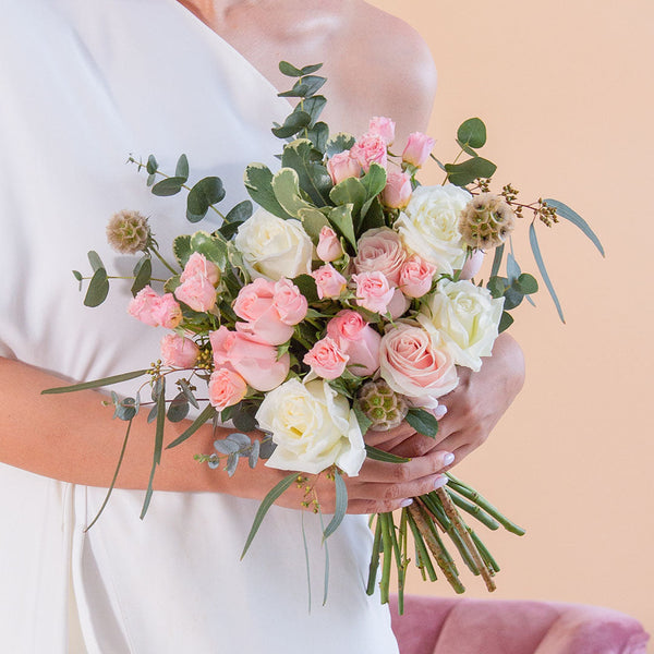 Mackenzie Pink Rose Bridal Bouquet